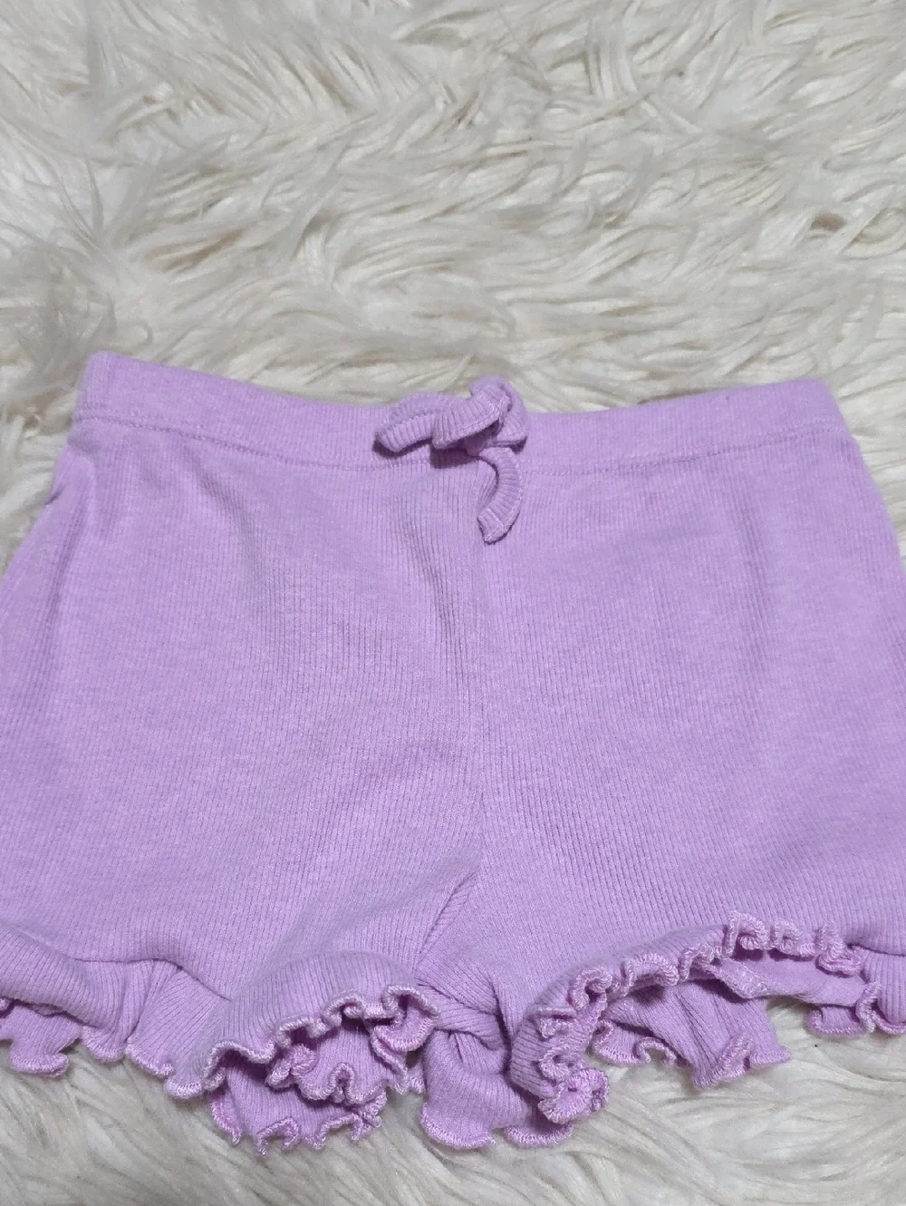 (2)Garanimals Ribbed Ruffled Shorts- 4T - Picture 5 of 9
